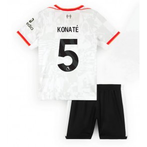 Liverpool Ibrahima Konate #5 Tredje Kläder Barn 2024-25 Kortärmad (+ Korta byxor)